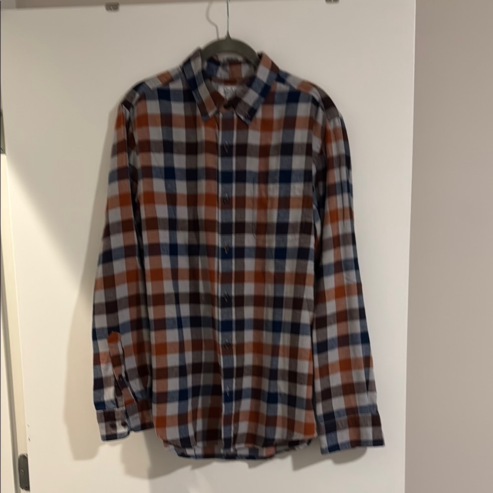 croft & barrow Plaid Button-Down Shirt - Blue & Brown
